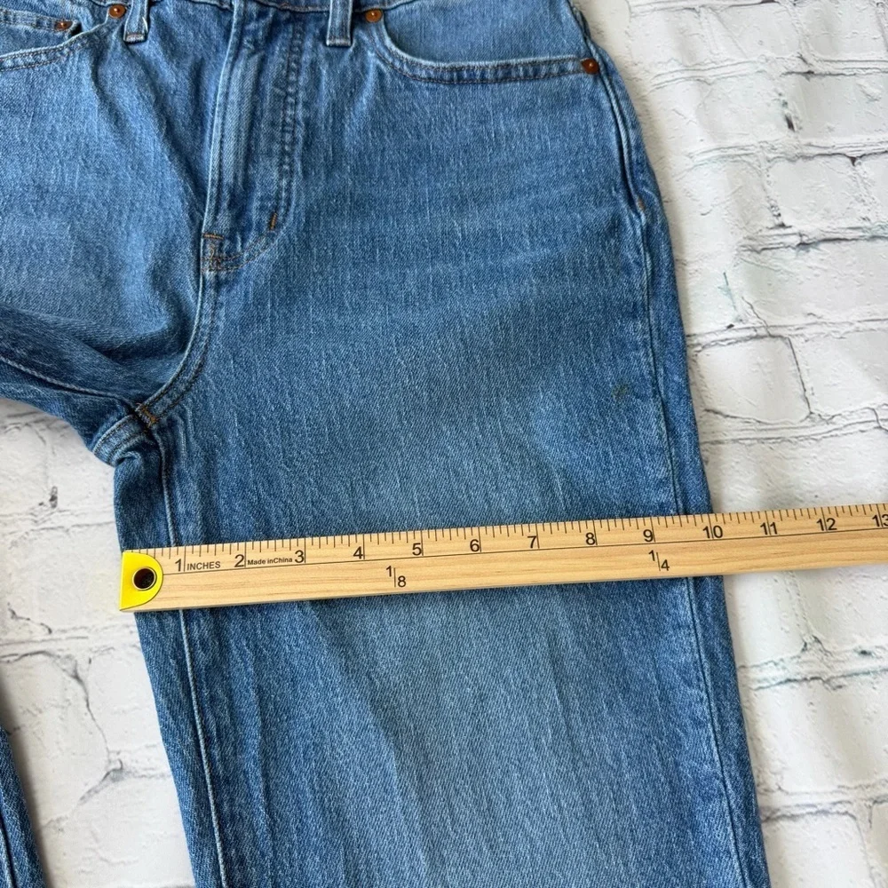 ✅ Madewell High-Rise Blue The perfect Vintage  Jeans frayed hem size 27